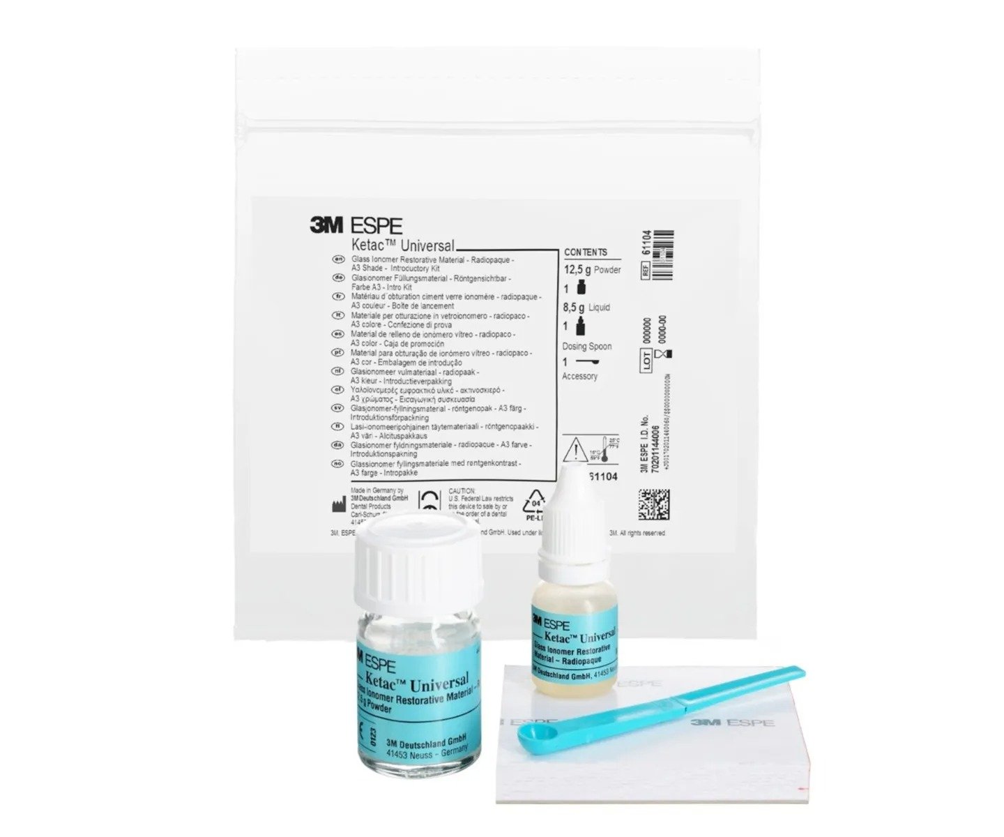 3m Espe Ketac Universal Glass Ionomer Restorative Fluoride releasing glass inomer cement